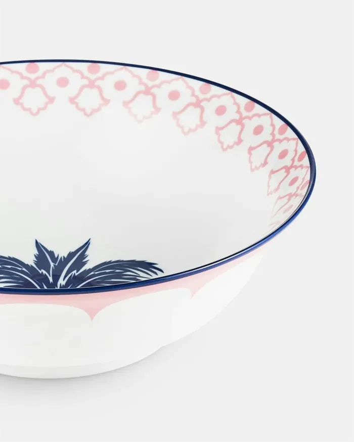 Jaipur Round Salad Bowl Pink Women Aquazzura Dinnerware Jaipur Round Salad Bowl Pink Women Aquazzura Dinnerware
