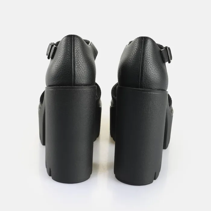 Jalila Jane Black Buffalo Heels