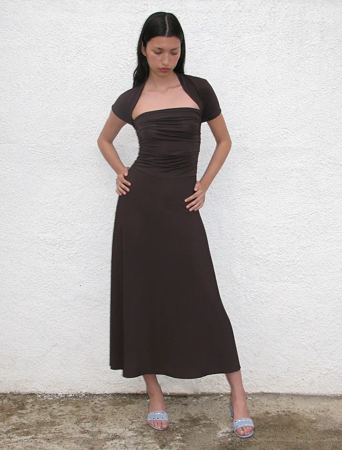 Jay Dark Brown Women Paloma Wool Dresses