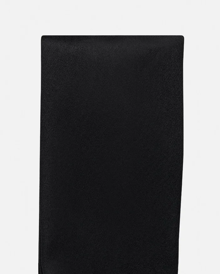 Jen Fringe Tech Satin Clutch Bag Black WomenMen Nanushka Bags