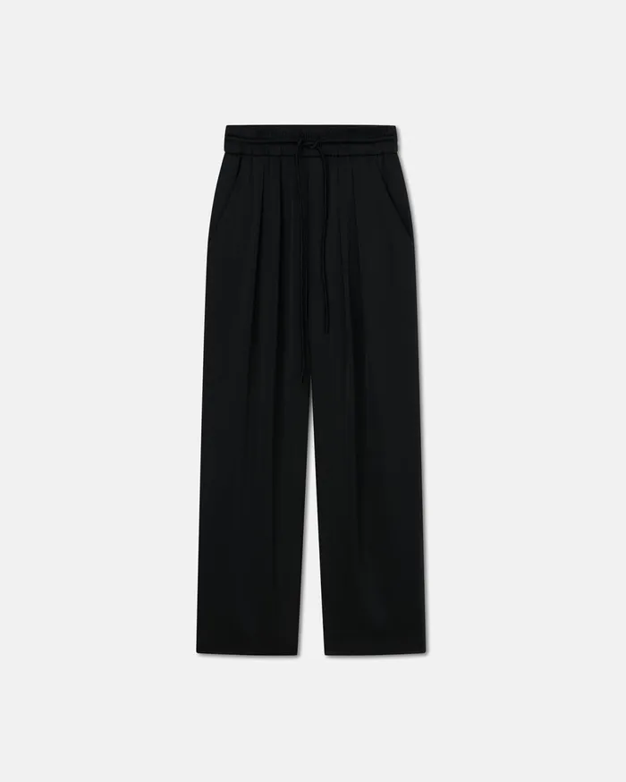 Jiro Slip Satin Pants Black Men Nanushka Pants