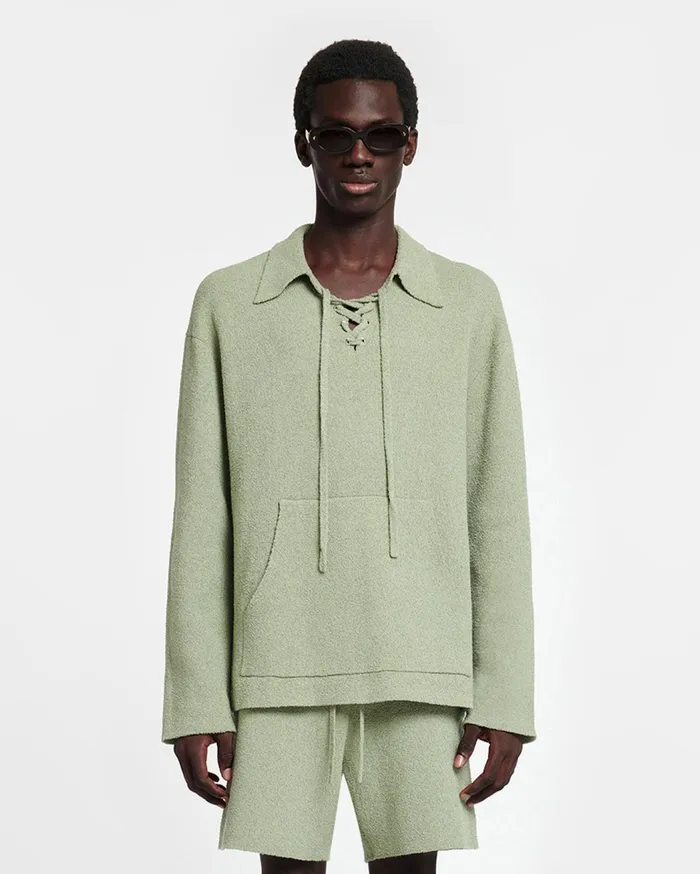 Jorrit TerryKnit Sweater Sage WomenMen Nanushka Knitwear