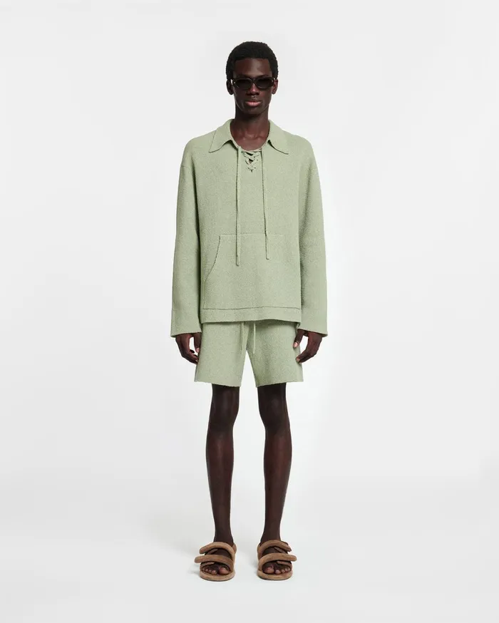 Jorrit TerryKnit Sweater Sage WomenMen Nanushka Knitwear