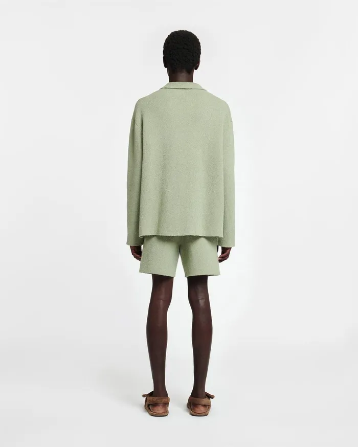 Jorrit TerryKnit Sweater Sage WomenMen Nanushka Knitwear