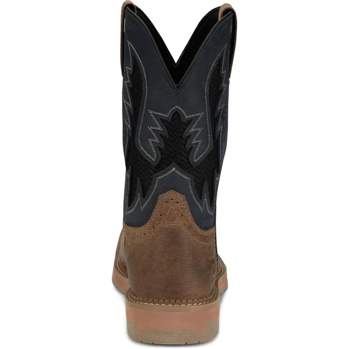 Justin Boots Bolt 11034 Comp Toe Work Boot Peanut Tan brown Men Work