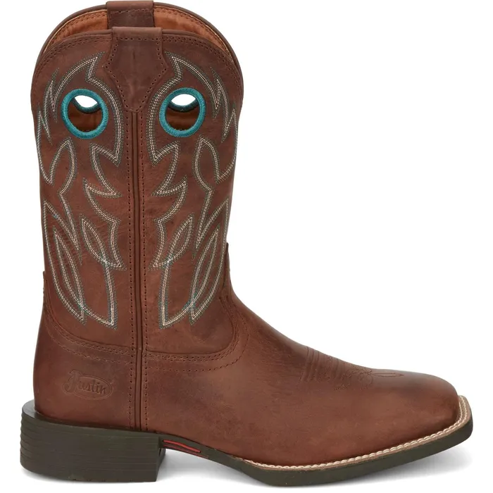 Justin Boots Bowline 11034 Western Boot Brandy brown Men Western