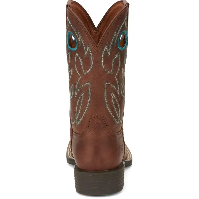 Justin Boots Bowline 11034 Western Boot Brandy brown Men Western