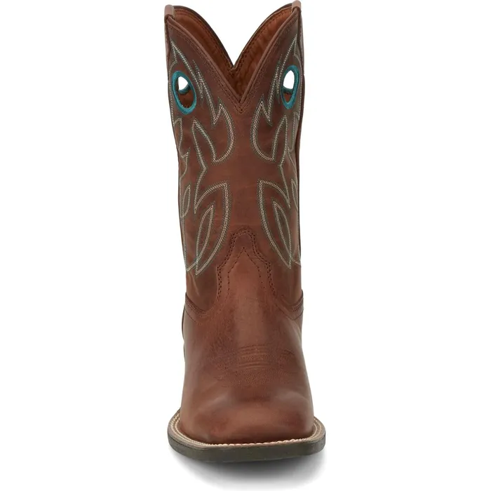 Justin Boots Bowline 11034 Western Boot Brandy brown Men Western