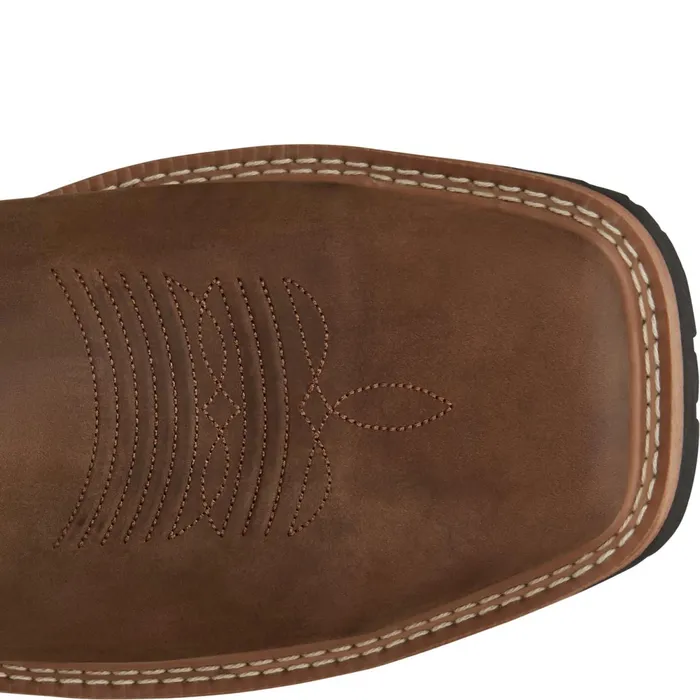 Justin Boots Derrickman 11034 Steel Toe Waterproof Work Boot Brown Men Work