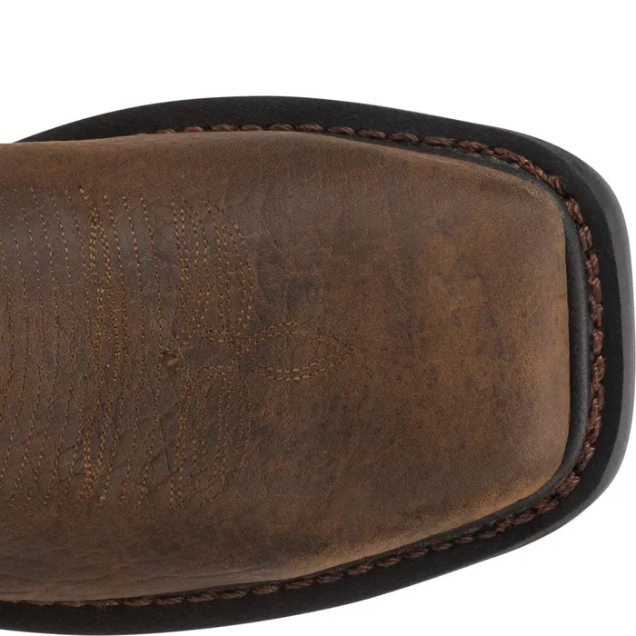 Justin Boots Driscoll 11034 Met Guard Steel Toe Work Boot Pecan Brown brown Men Work