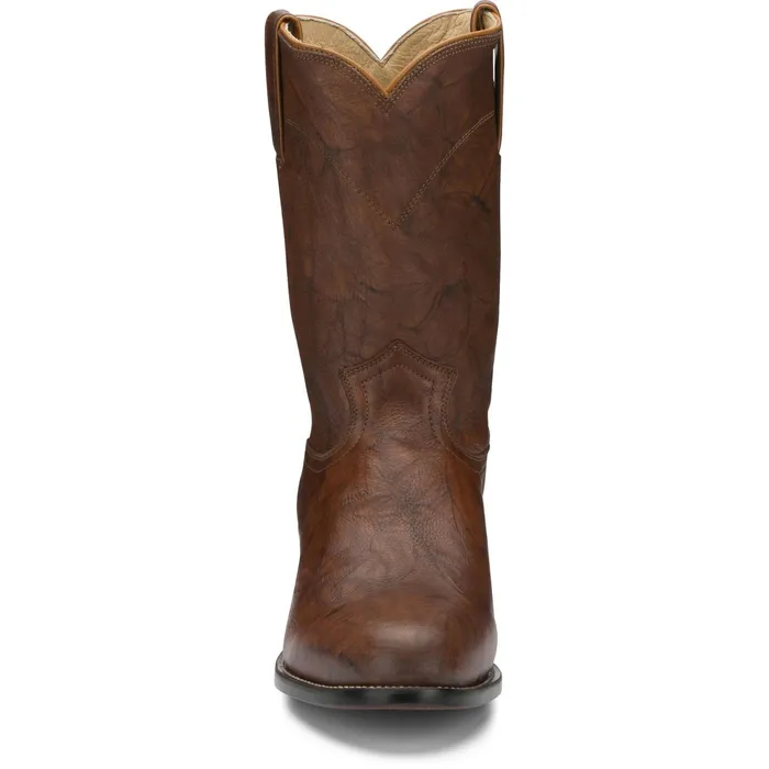 Justin Boots Jackson 10034 Roper Boot Chestnut brown Men Western