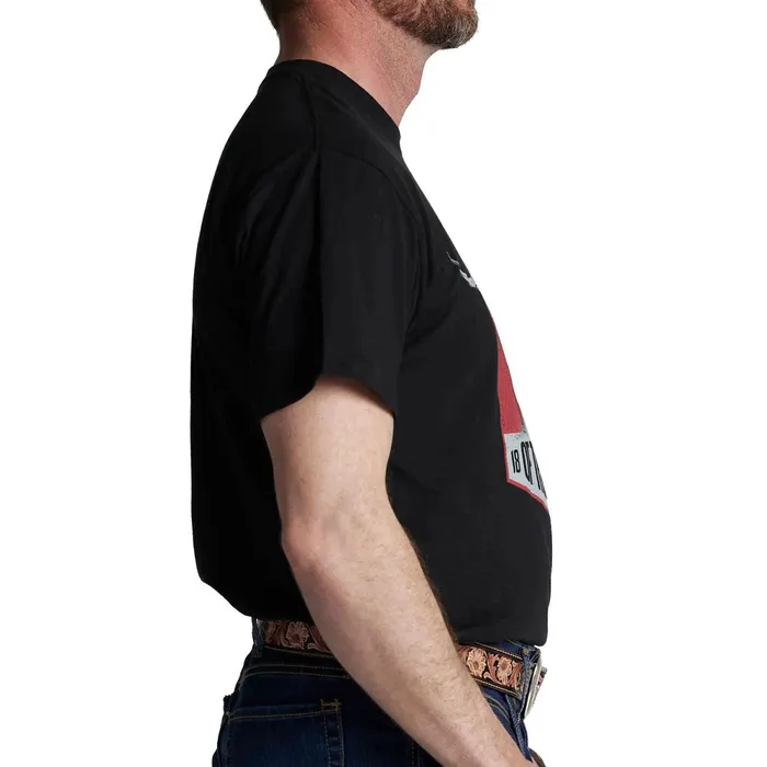 Justin Boots Justin Standard Of The West Tee Black Men TShirts and Polos