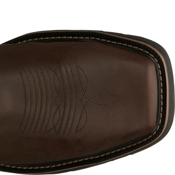 Justin Boots Keavan 11034 Met Guard Steel Toe Work Boot Dark Brown brown Men Work