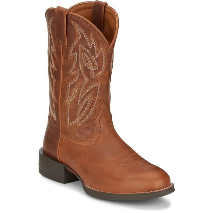 Justin Boots Rendon 11034 Western Boot Cognac brown Men Western