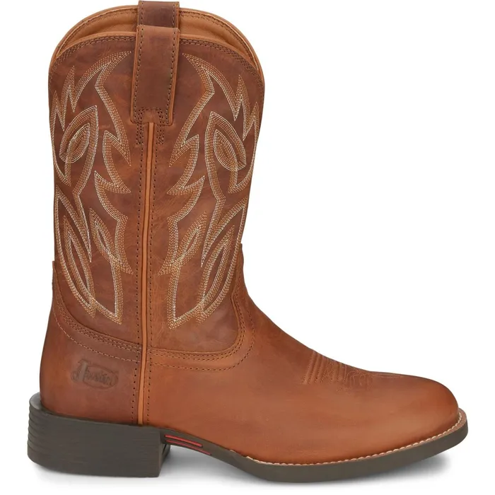 Justin Boots Rendon 11034 Western Boot Cognac brown Men Western