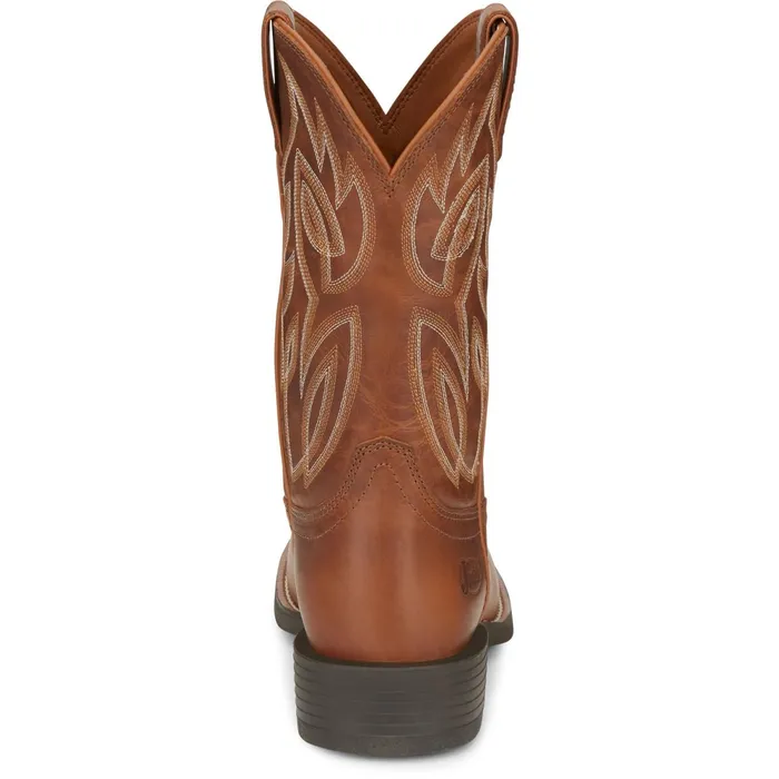 Justin Boots Rendon 11034 Western Boot Cognac brown Men Western