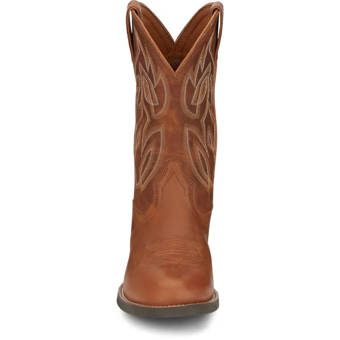 Justin Boots Rendon 11034 Western Boot Cognac brown Men Western