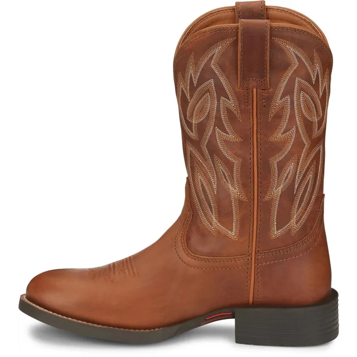 Justin Boots Rendon 11034 Western Boot Cognac brown Men Western
