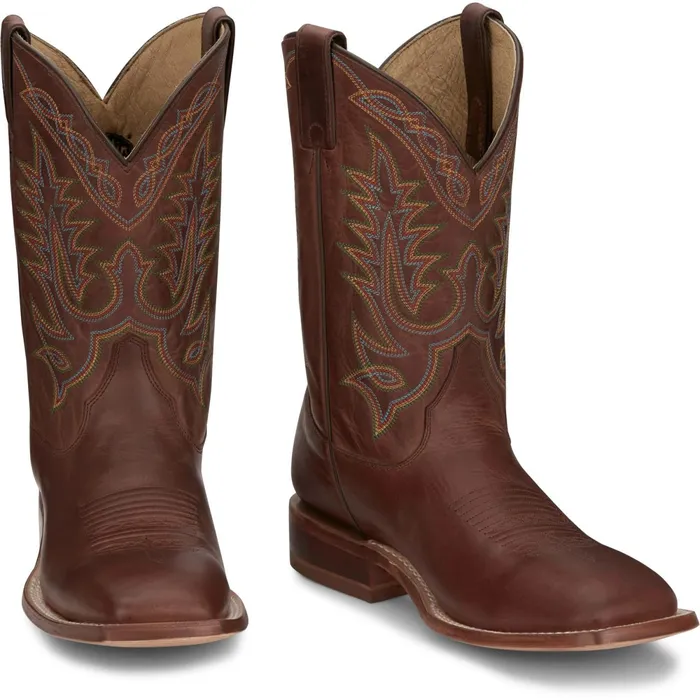 Justin Boots Wittman 11034 Western Boots Brown Men Western