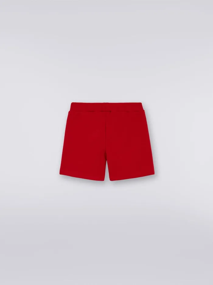 Kids Cotton Shorts With Logo Red Missoni Baby 024 Months Kids Cotton Shorts With Logo Red Missoni Baby 024 Months