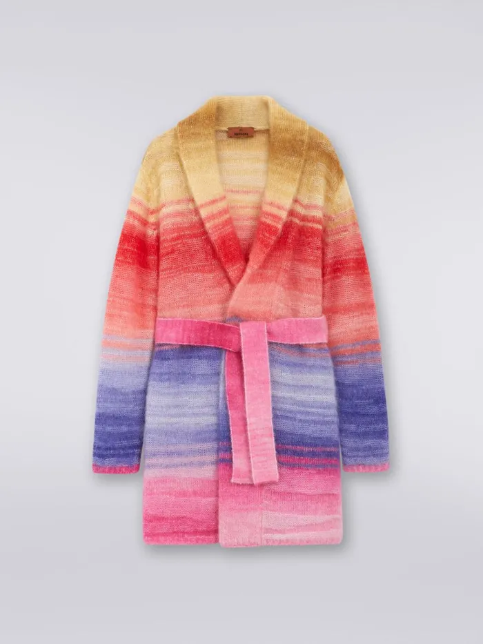 Kids Mohair And Alpaca Blend Cardigan Multicoloured Missoni Clothing