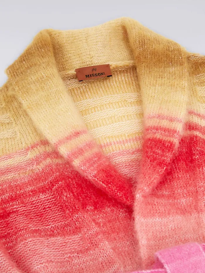 Kids Mohair And Alpaca Blend Cardigan Multicoloured Missoni Clothing Kids Mohair And Alpaca Blend Cardigan Multicoloured Missoni Clothing