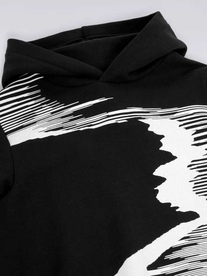Kids ShortSleeved Cotton Sweatshirt Black Missoni Clothing
