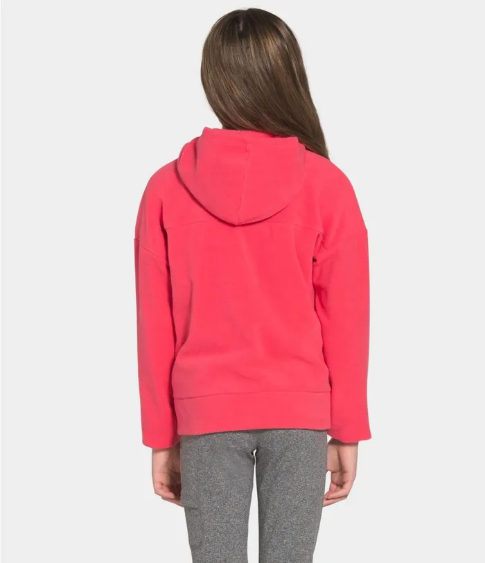Kids The North Face Tops Glacier Full Zip Hoodie Paradise Pink