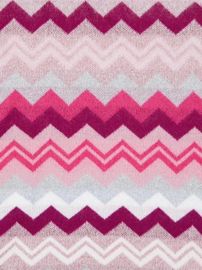 Kids Wool Zigzag Scarf Multicoloured Missoni Accessories Kids Wool Zigzag Scarf Multicoloured Missoni Accessories