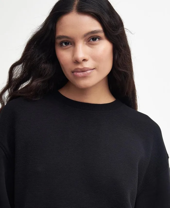 Kinghorn Sweatshirt Oat Women Barbour Hoodies and Sweatshirts
