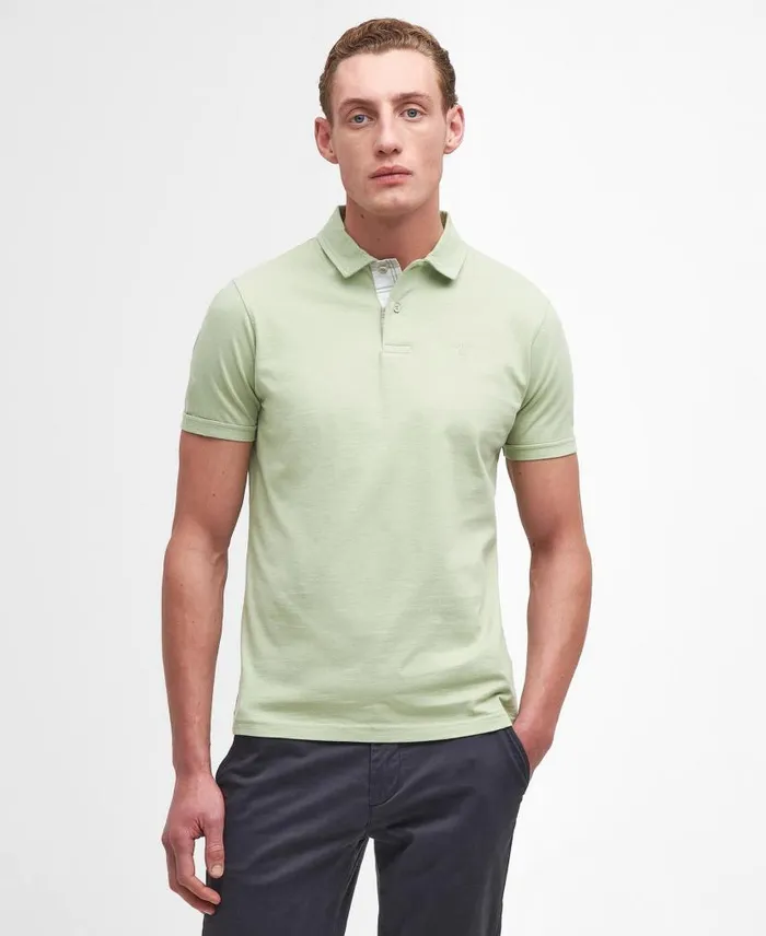 Kirkhill ShortSleeved Polo Shirt Classic White Men Barbour Polo Shirts