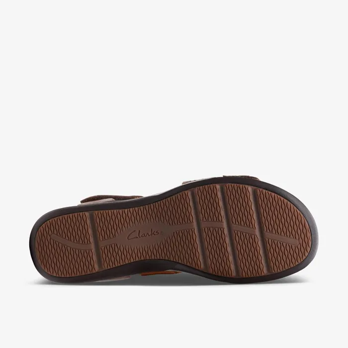 Kitly Way Tan Leather Women Clarks Sandals and Flip Flops