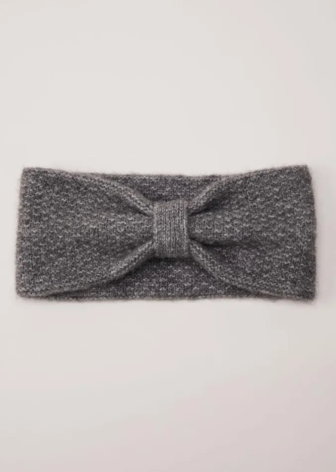 Knitted Headband Grey Women Phase Eight Headbands
