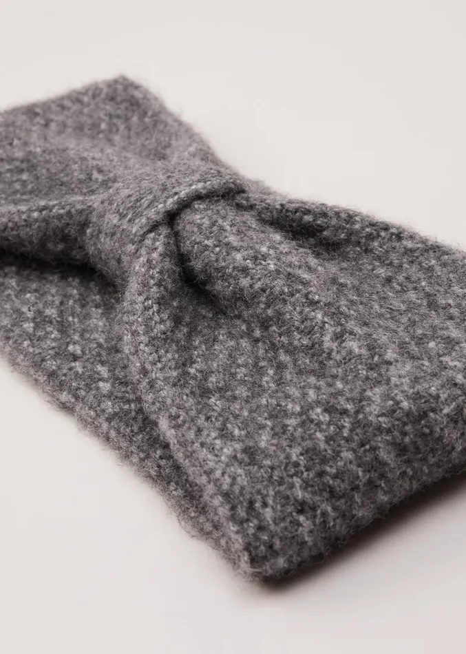 Knitted Headband Grey Women Phase Eight Headbands