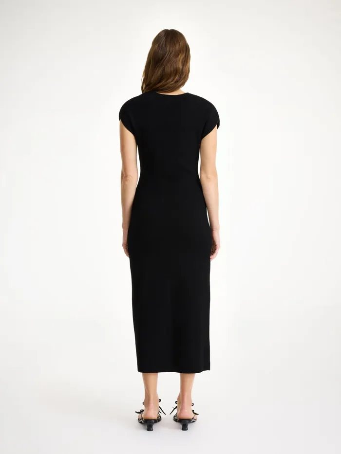 Knitwear Women By Malene Birger Bielas Maxi Dress Black