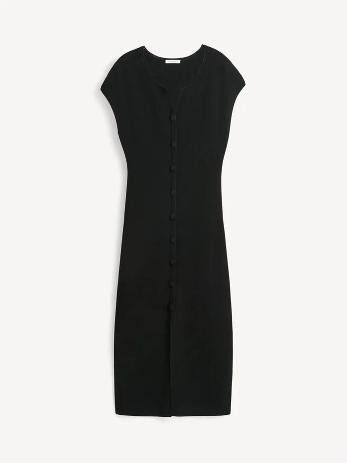 Knitwear Women By Malene Birger Bielas Maxi Dress Black