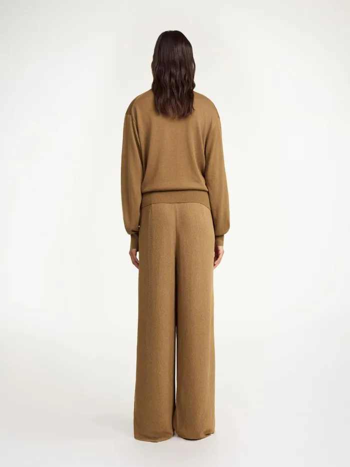 Knitwear Women By Malene Birger Montie Cardigan Light Brown