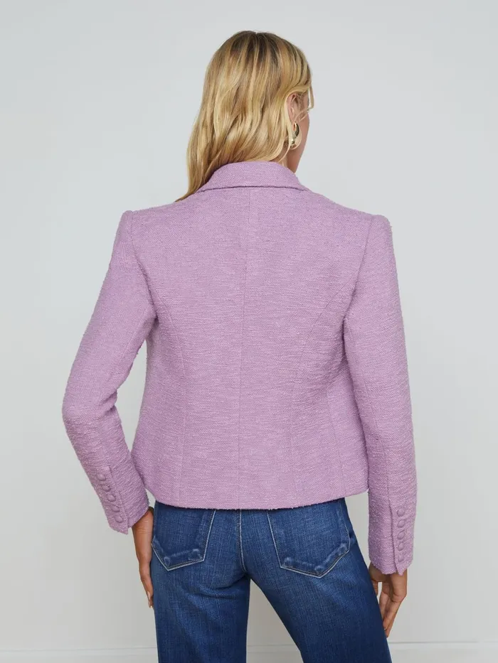 L039Agence Blazers and Jackets Women Brooke OpenFront Blazer Wisteriafrench Paisley L039Agence Blazers and Jackets Women Brooke OpenFront Blazer Wisteriafrench Paisley
