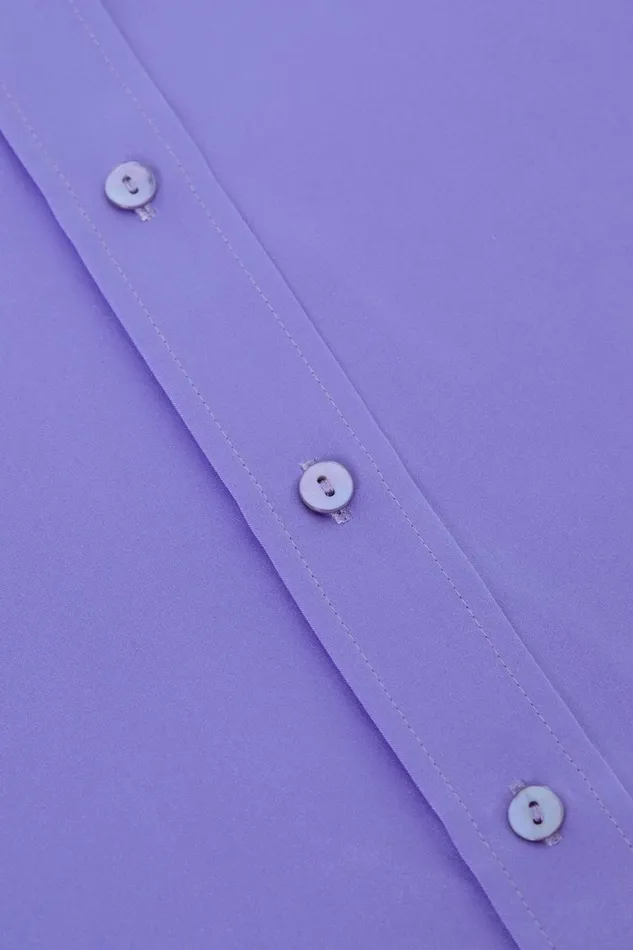 L039Agence Blouses and Tops Women Dani Silk Blouse Electric Purple L039Agence Blouses and Tops Women Dani Silk Blouse Electric Purple