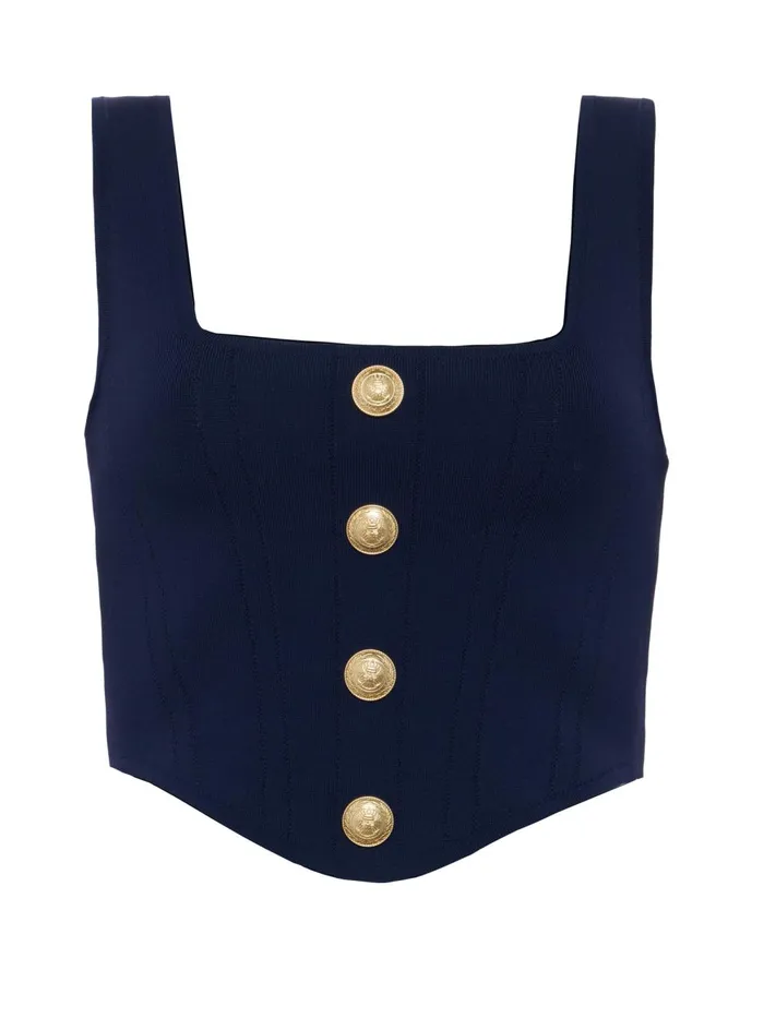 L039Agence Blouses and Tops Women Saga Top Midnightgold L039Agence Blouses and Tops Women Saga Top Midnightgold