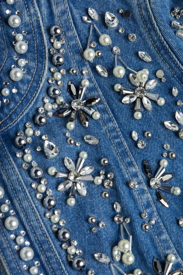 L039Agence Denim Jackets Women Belvie Pearl Jacket Provo L039Agence Denim Jackets Women Belvie Pearl Jacket Provo