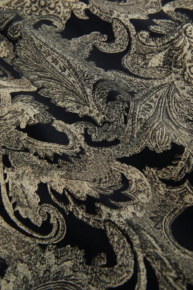 L039Agence Dresses and Jumpsuits Women Seridie Silk Slip Dress Gold Multi Textured Paisley L039Agence Dresses and Jumpsuits Women Seridie Silk Slip Dress Gold Multi Textured Paisley