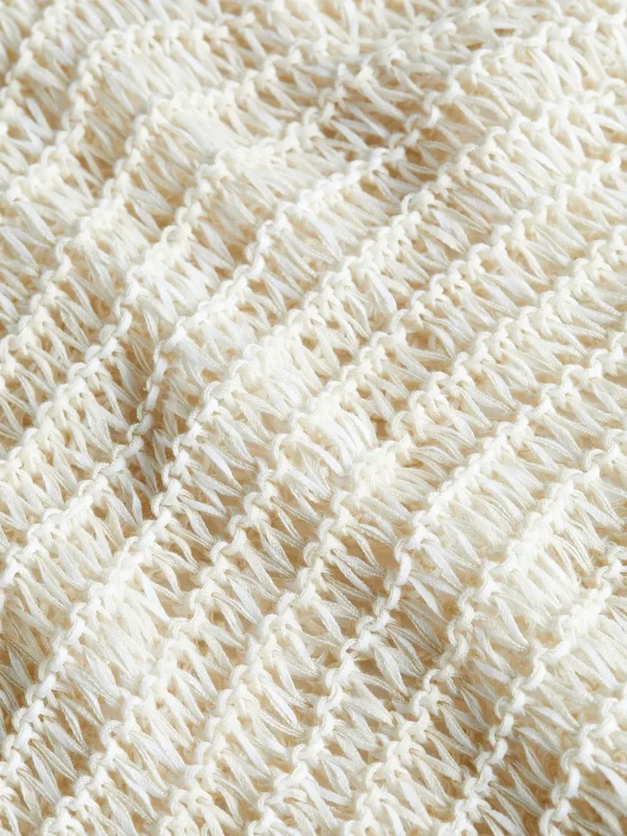 L039Agence Knitwear Women Ethan OpenKnit Pullover Ivory L039Agence Knitwear Women Ethan OpenKnit Pullover Ivory