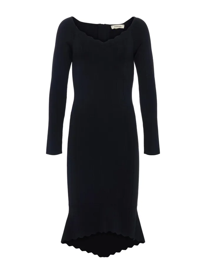 L039Agence Knitwear Women Felizia Dress Black L039Agence Knitwear Women Felizia Dress Black
