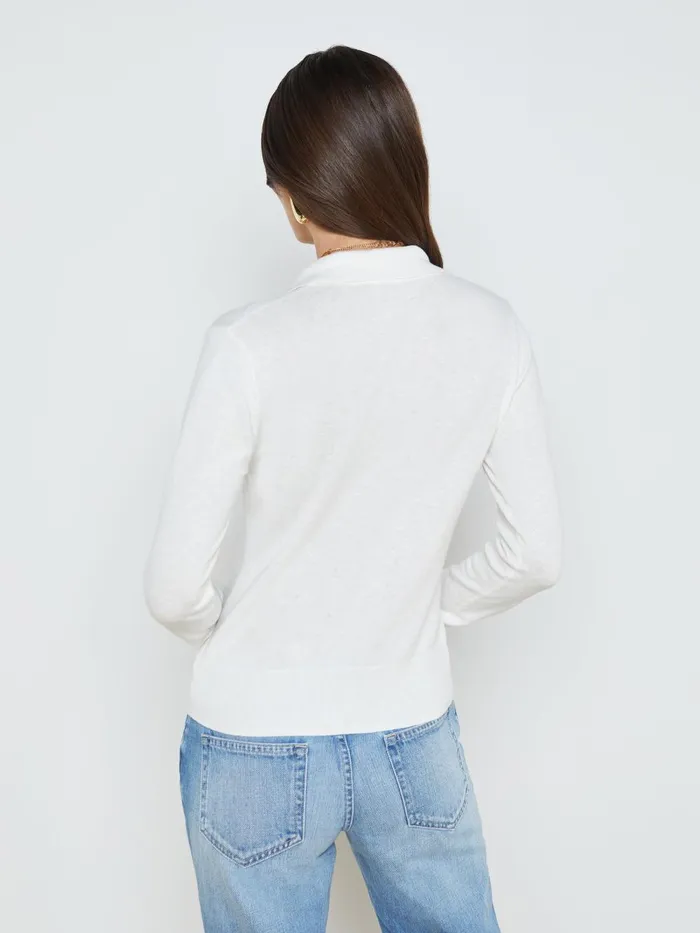 L039Agence Knitwear Women Sterling Sweater Whitegold L039Agence Knitwear Women Sterling Sweater Whitegold