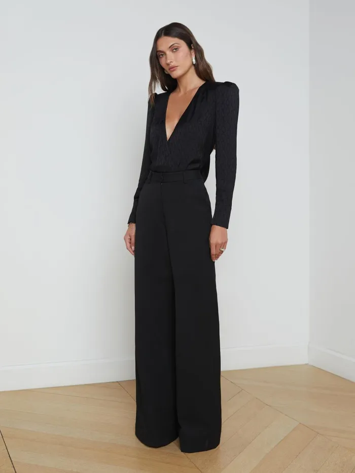 L039Agence Pants Women Pilar WideLeg Pant Classic Black