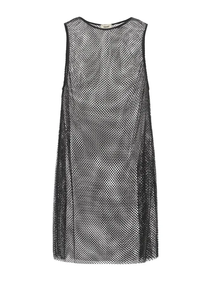 L039Agence Swimwear Women Angela Mesh CoverUp Dress Black L039Agence Swimwear Women Angela Mesh CoverUp Dress Black