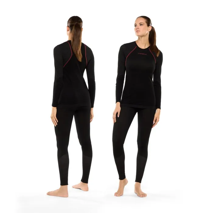 La Sportiva Pants Wool40 Aero Pants W BlackHibiscus 8211 Women La Sportiva Pants Wool40 Aero Pants W BlackHibiscus 8211 Women