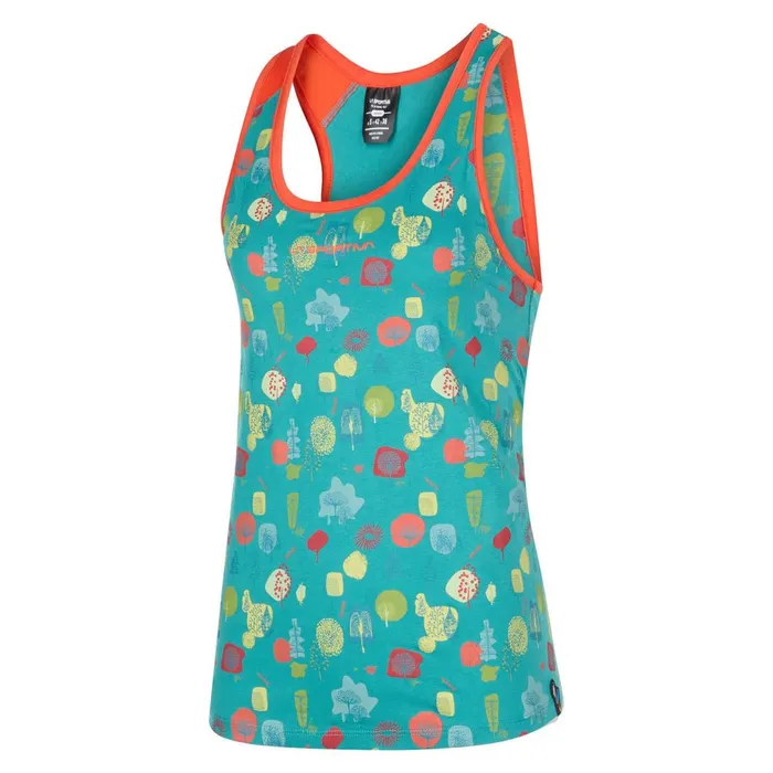 La Sportiva Tshirt Botanic Tank W LagoonCherry Tomato 8211 Women