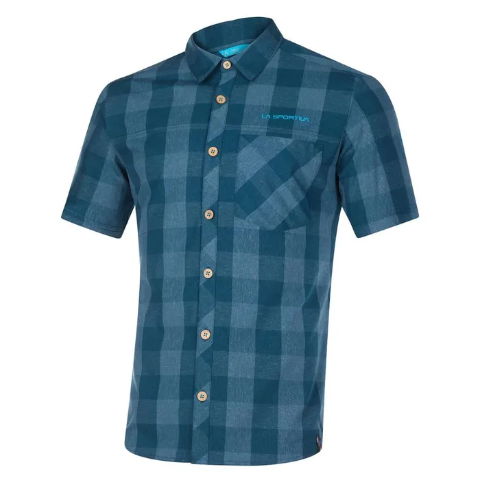 La Sportiva Technical Shirts Nomad SS Shirt M Storm BlueMaui 8211 Men